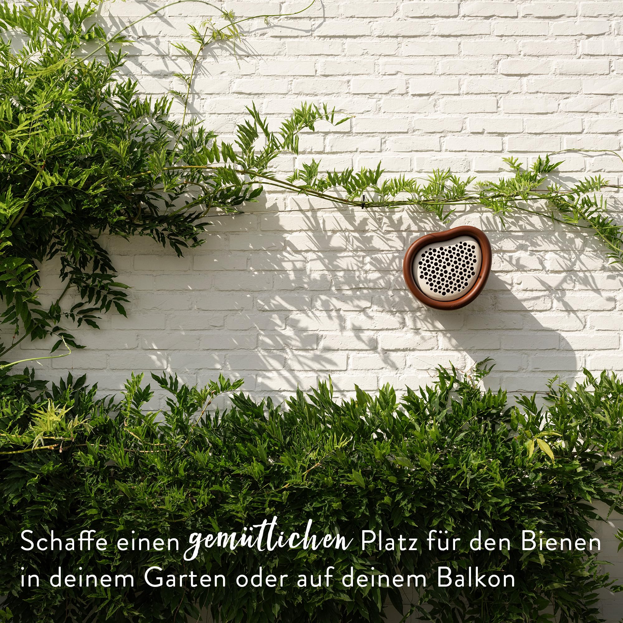 elho Organic Bienenhotel 25cm Insektenhotel chestnut brown recycelt