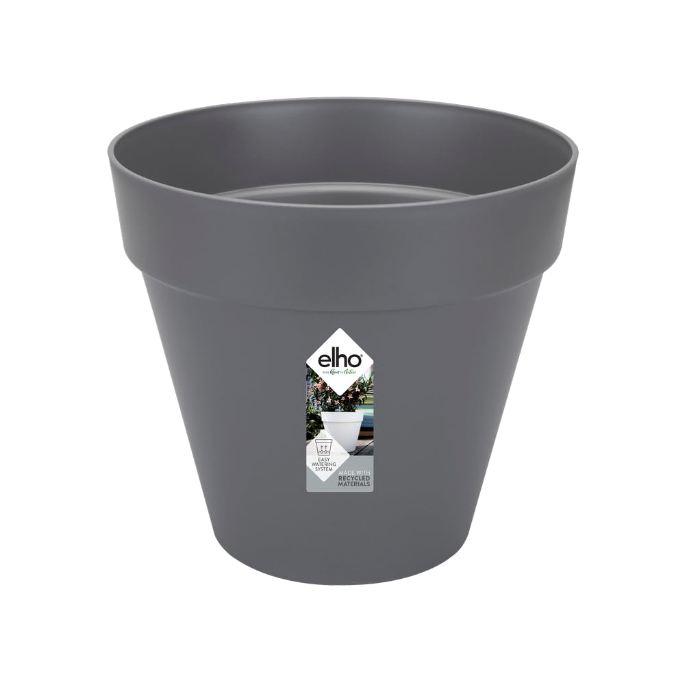 elho Loft Blumentopf 25cm ocker rund mit Wasserreservoir