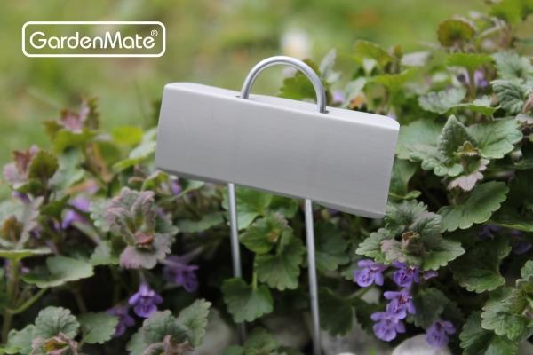 GardenMate Pflanzschilder Mini Metall 14 cm 25er Set wetterfest Zink