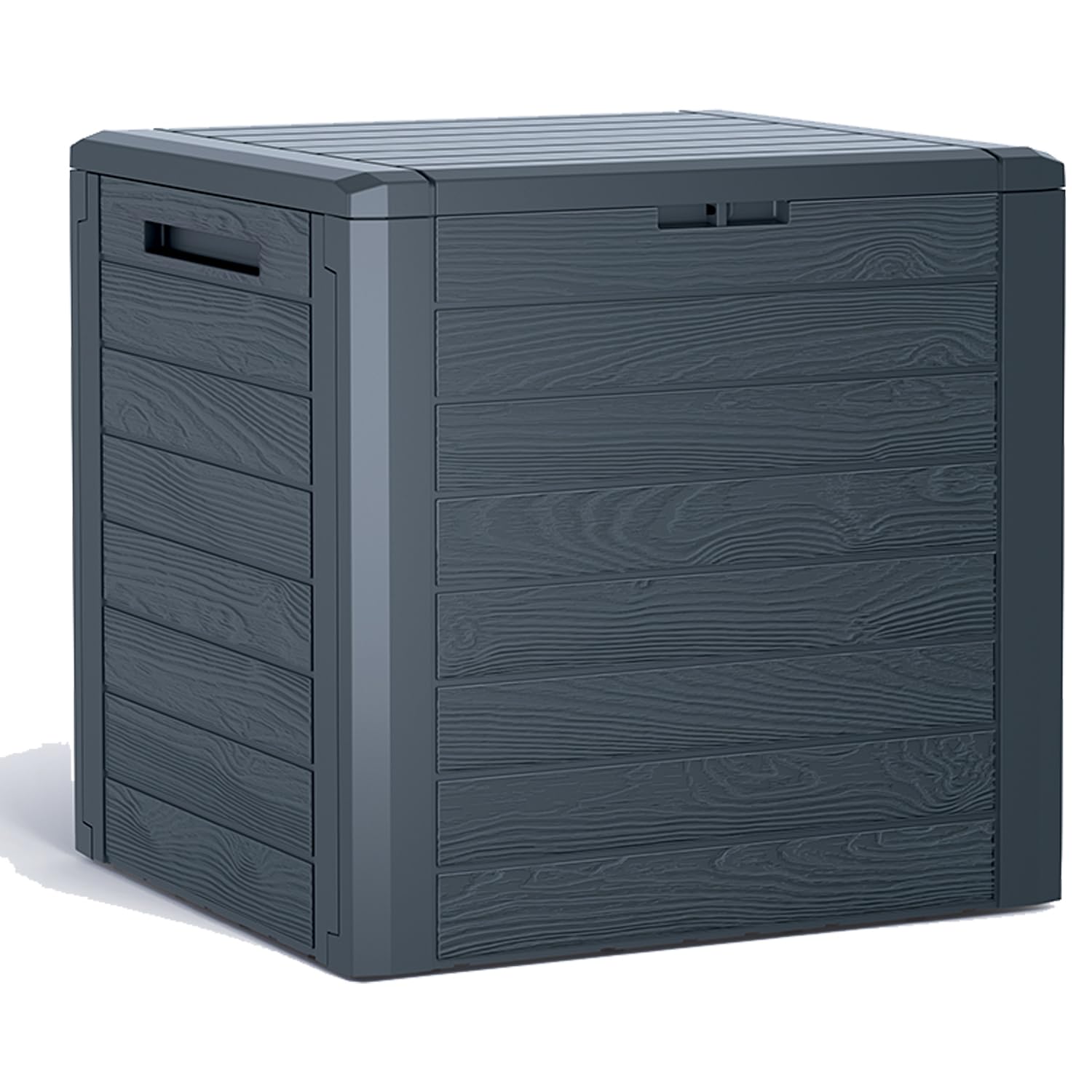 Prosperplast Woodebox Gartenbox 140 Liter Anthrazit