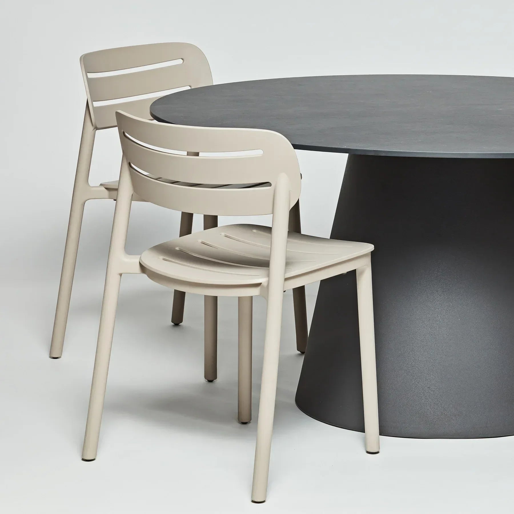 Serralunga Croisette Stuhl Antracite 4er Set Outdoor