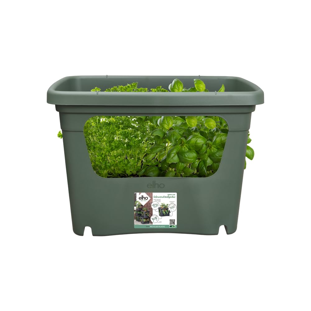 elho Green Basics Stack & Grow 50 Übertopf Laubgrün Gemüse