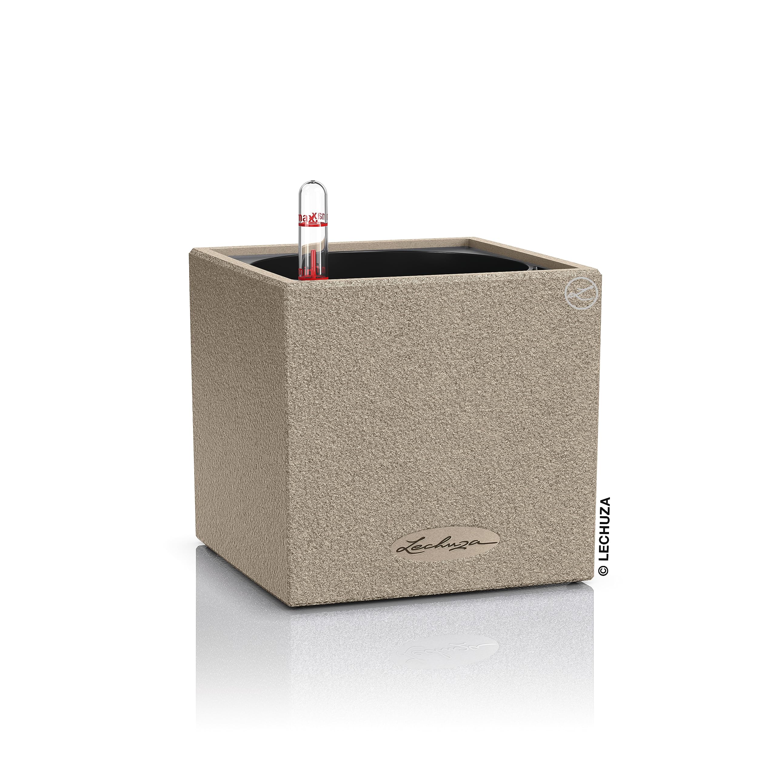 Lechuza Canto Stone 14 Kräutertopf Sandbeige Bewässerung