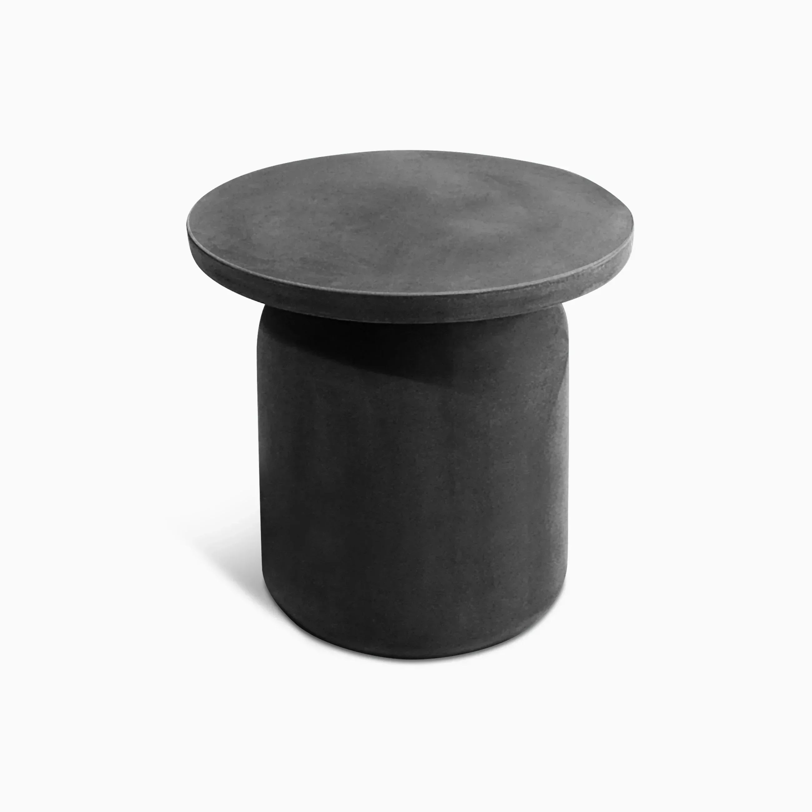 Serralunga Juju Beistelltisch Moleskin Anthrazit rund