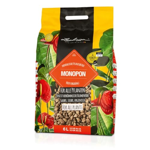 Lechuza Monopon Pflanzsubstrat mineralisch 6 Liter torffrei