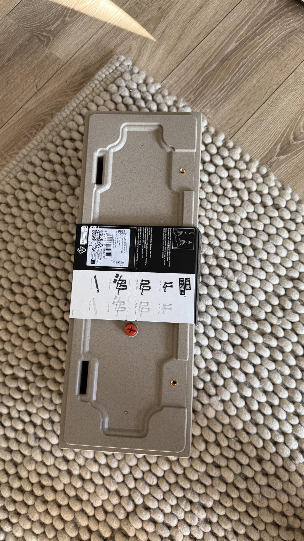 Lechuza Balconera Stone Pflanzkasten 50 cm steingrau Bewässerung