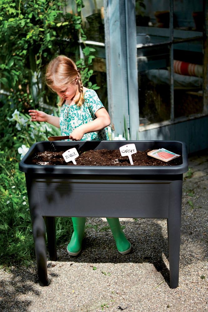 elho Green Basics Anzuchttisch XXL 75cm Living Schwarz recycelt