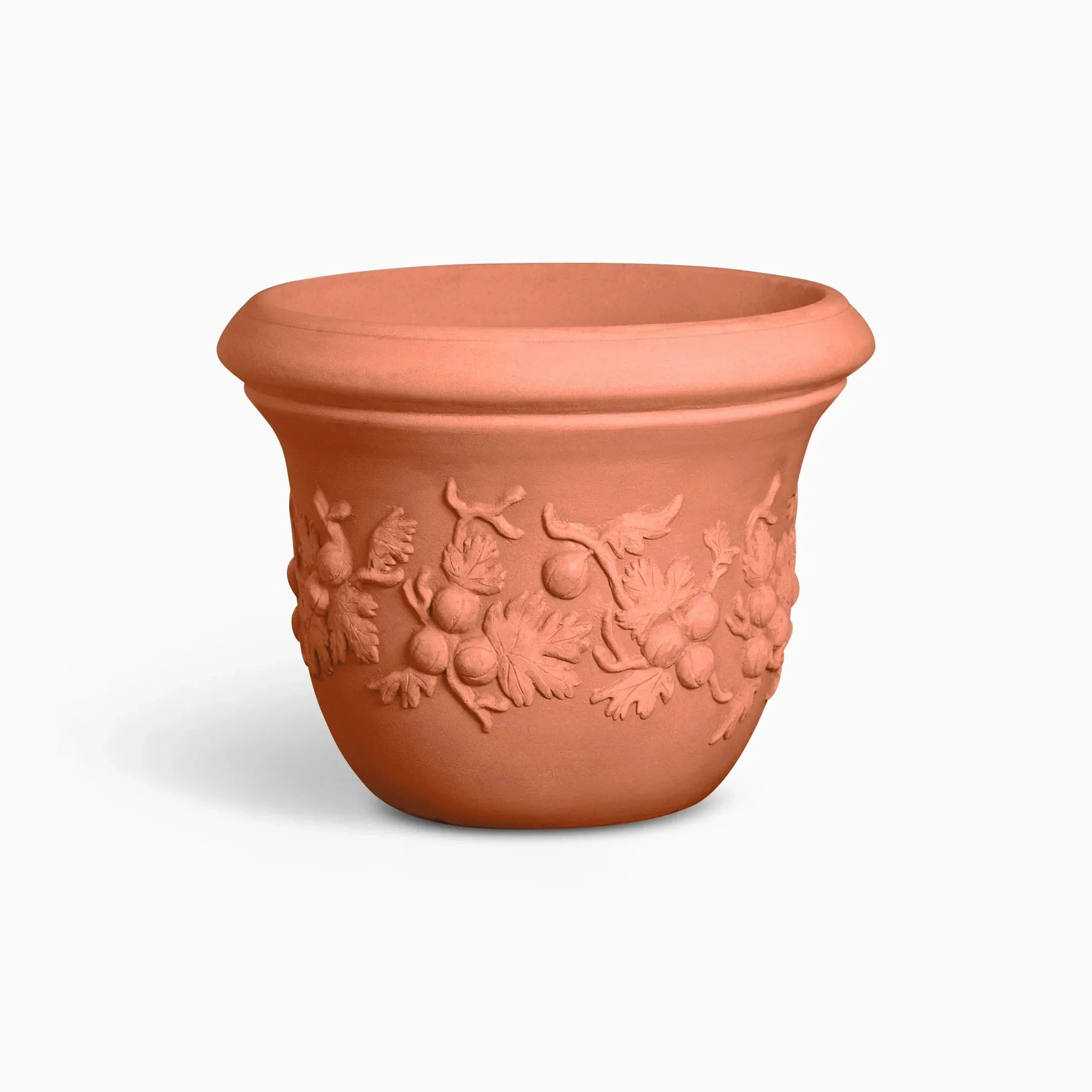 Serralunga Uva Spina Pflanztopf Anthrazit 52x52x40 rund