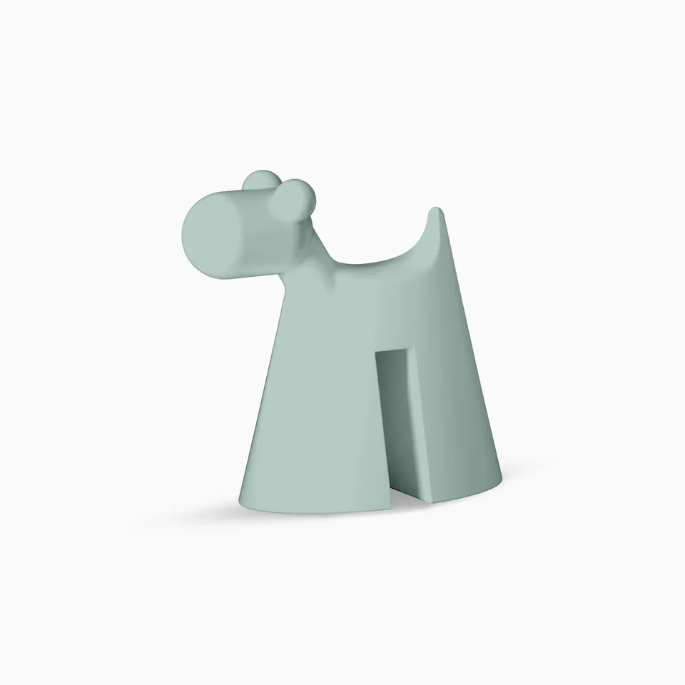 Serralunga Doggy Dekofigur Weiß Garten Hocker