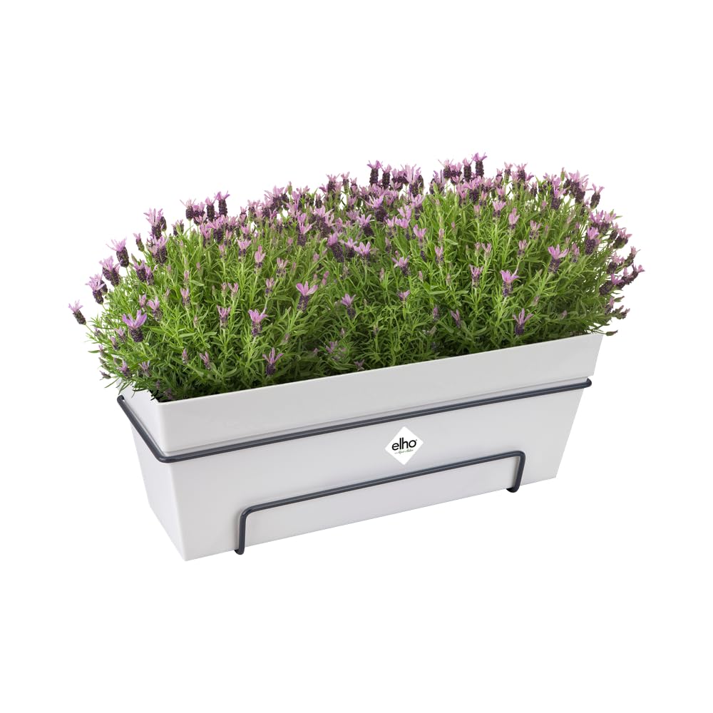 elho Loft Urban Balkonkasten All in 1 50cm Weiss Reservoir