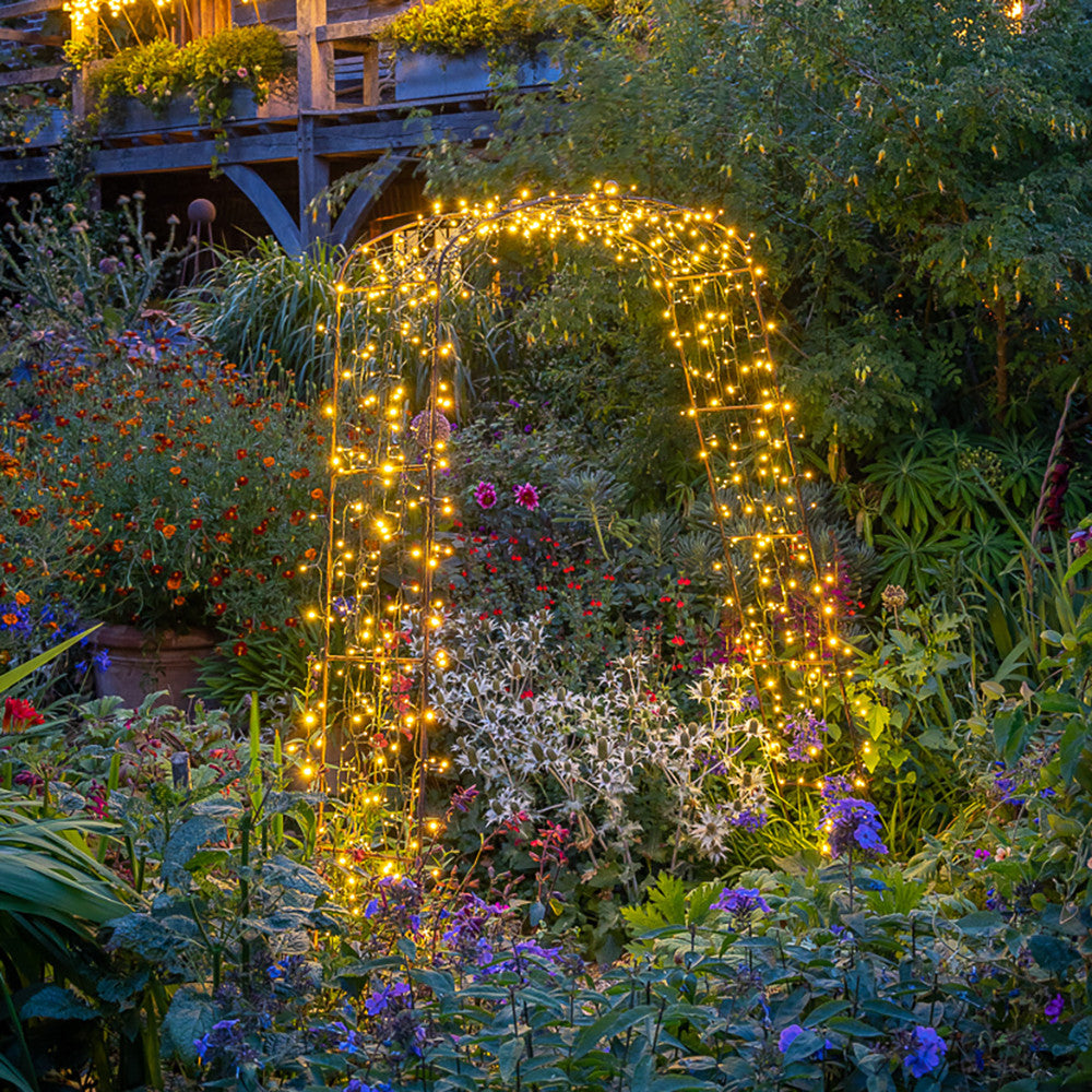 Sarah Raven Gardening Solar String Lights Lichterkette 100 LEDs 12 m