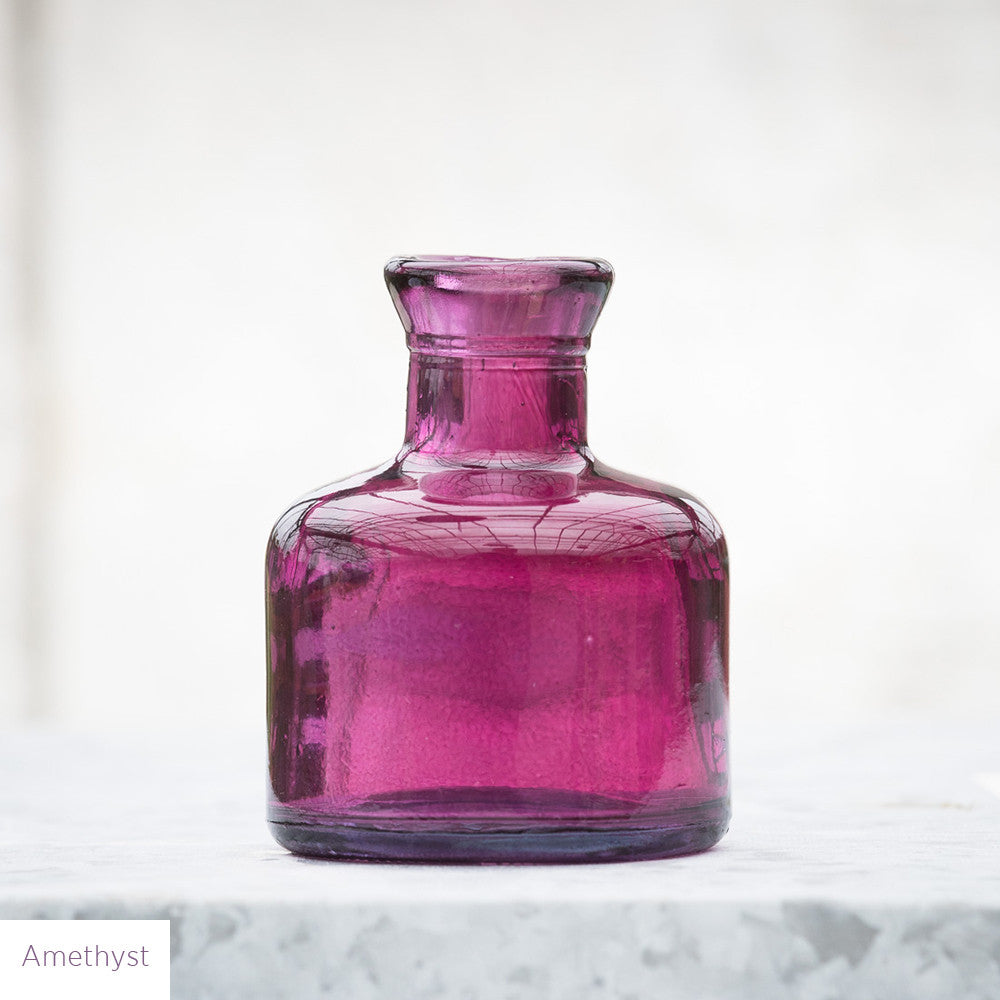 Sarah Raven Ink Bottle Vases Mini-Vasen 4er Set 10 cm bunt