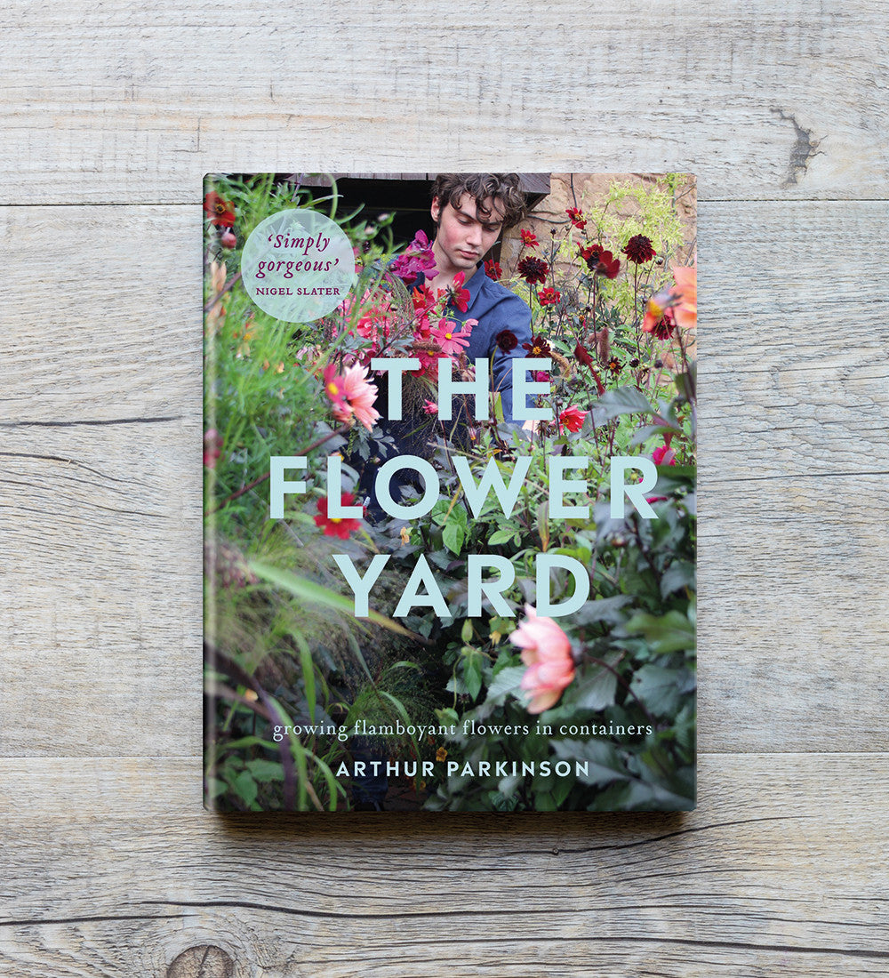 Sarah Raven Flower Yard Buch Arthur Parkinson signiert Töpfe