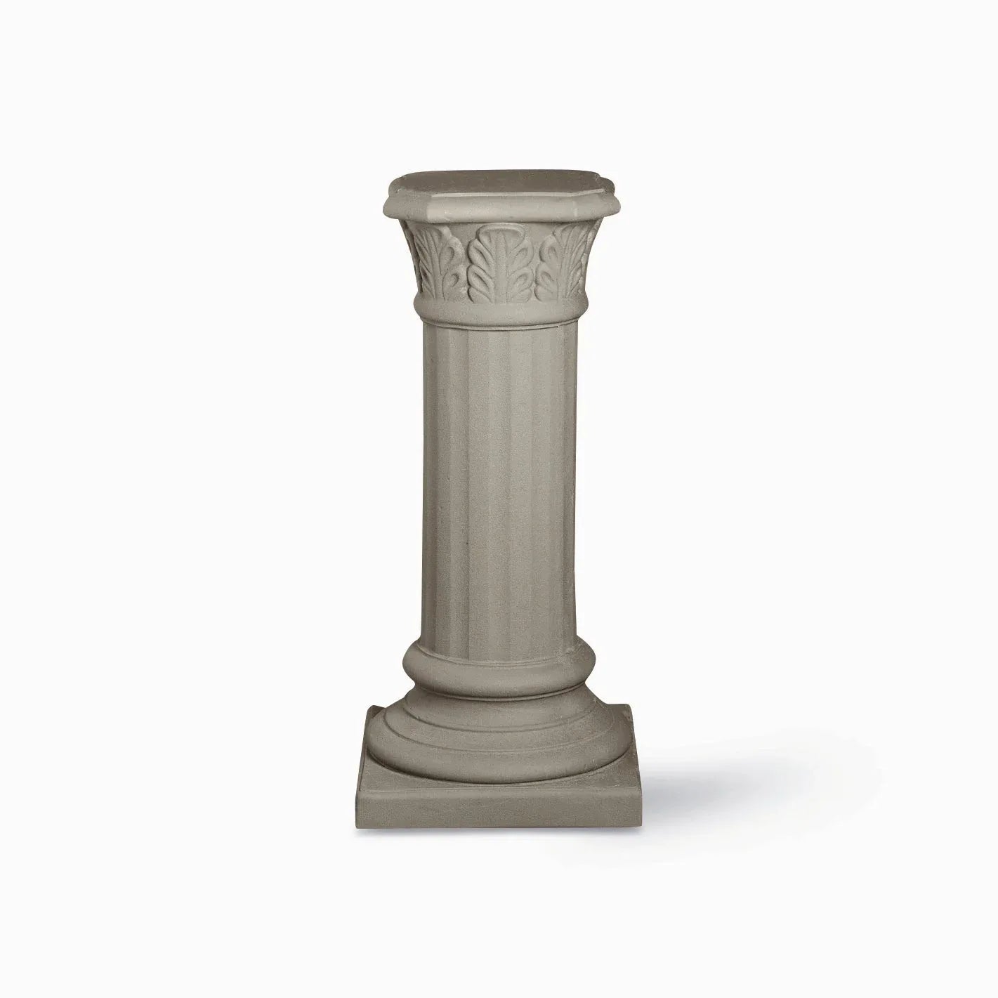 Serralunga Colonna Foglie Säule Anthrazit eckig Tradition
