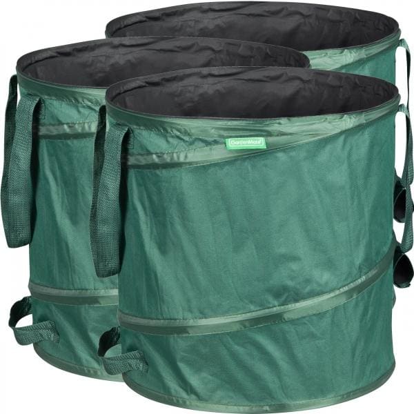 GardenMate Gartensäcke Pop Up Gartensack 85L 3er Set Oxford