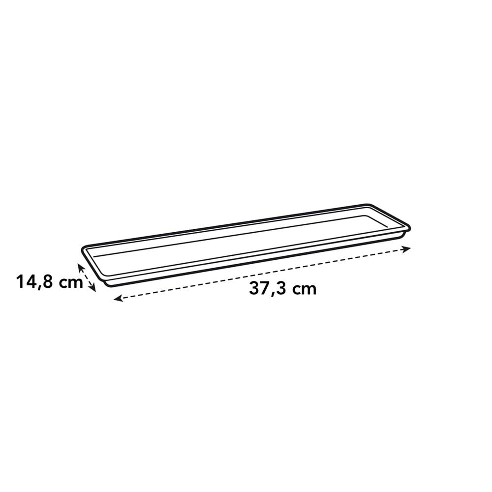 elho Green Basics Untersetzer 40 Anthrazit Ø 37,3 cm Recycling
