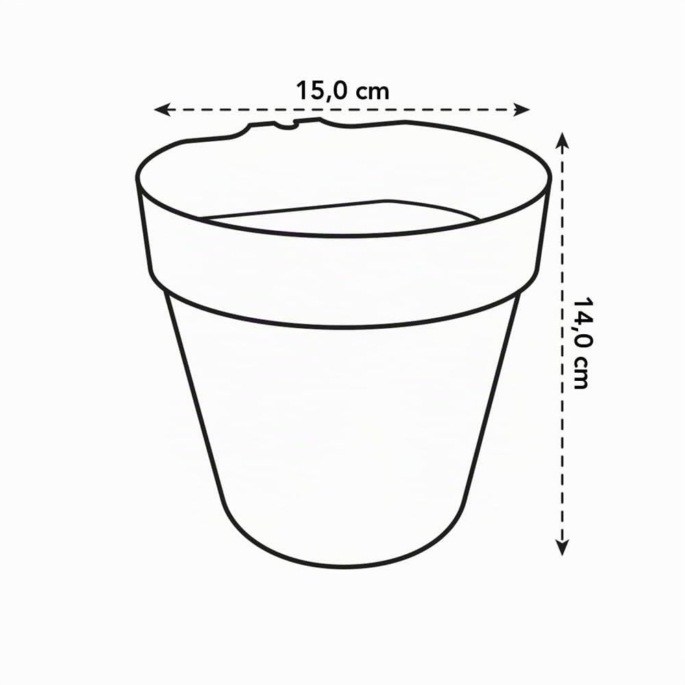 elho Loft Urban Green Wall Pflanztopf 15cm Weiß für Pflanzenwand