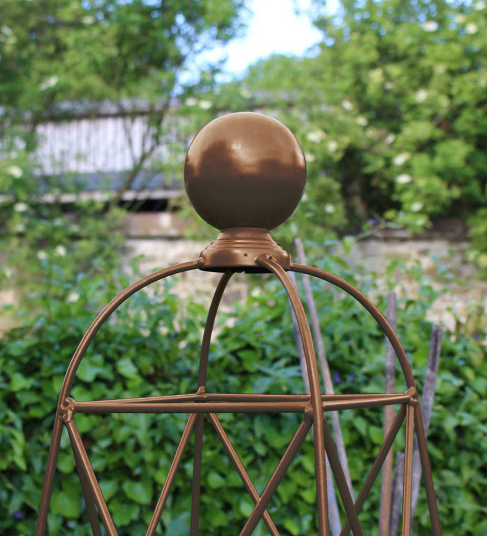 Sarah Raven King Garden Obelisk Rankhilfe 160 cm Rost
