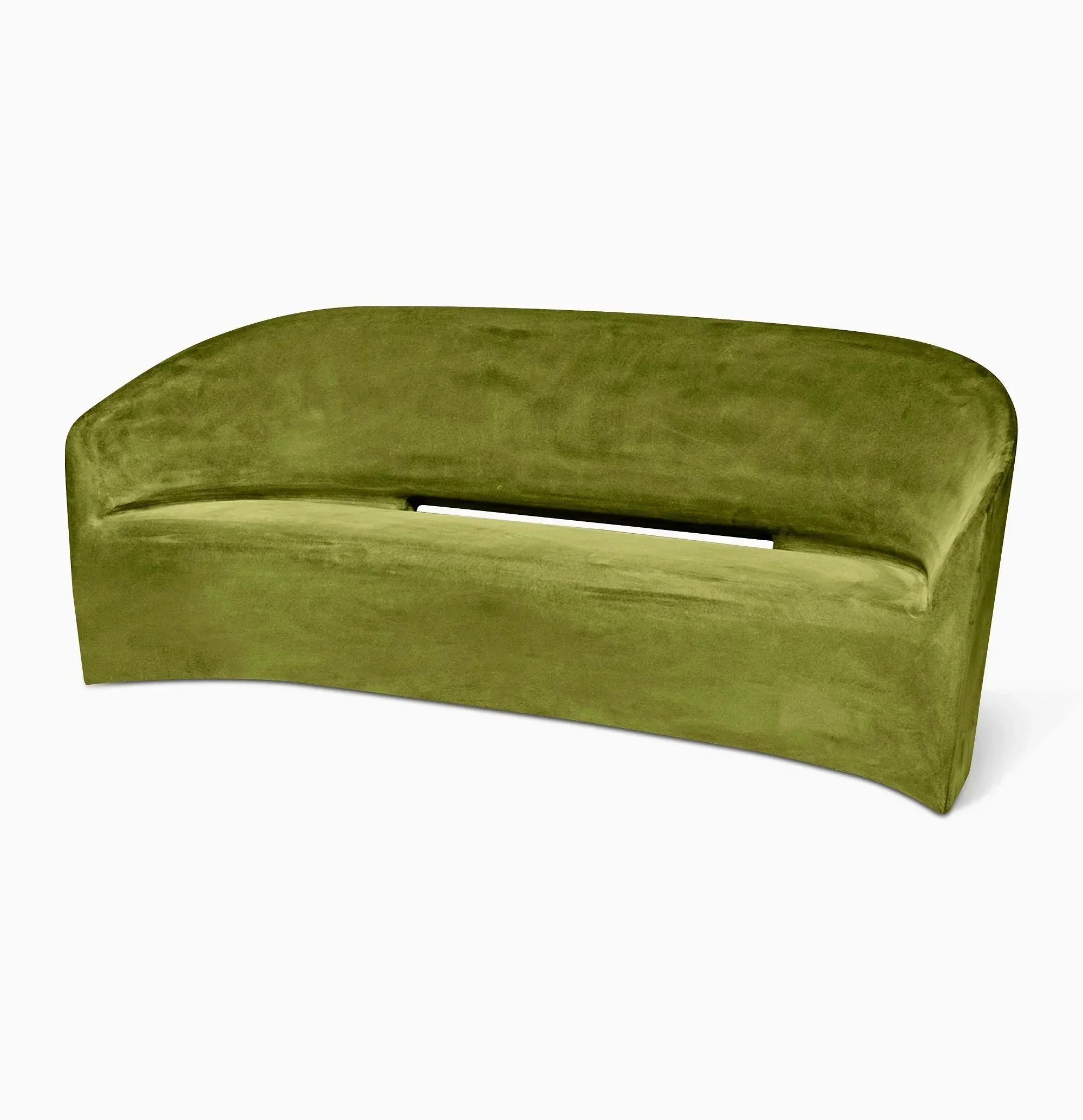 Serralunga Pine Beach Sofa Anthrazit Moleskin rund