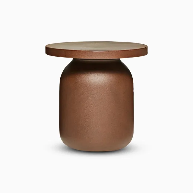 Serralunga Juju Tisch Corten Rund Outdoor Hocker