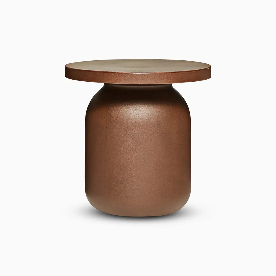 Serralunga Juju Tisch Corten Rund Outdoor Hocker