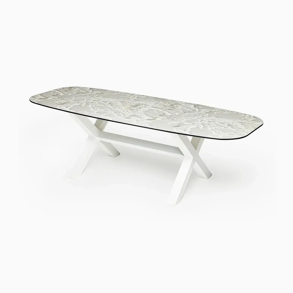 Serralunga Banqueté 200 Tisch Carrara rechteckig