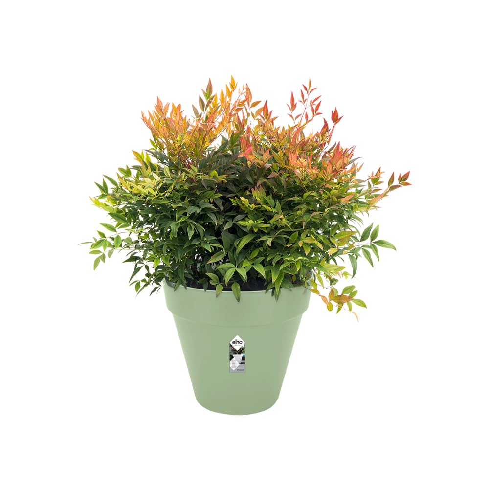 elho Loft Urban Blumentopf pistazie 30 cm für außen recycelt