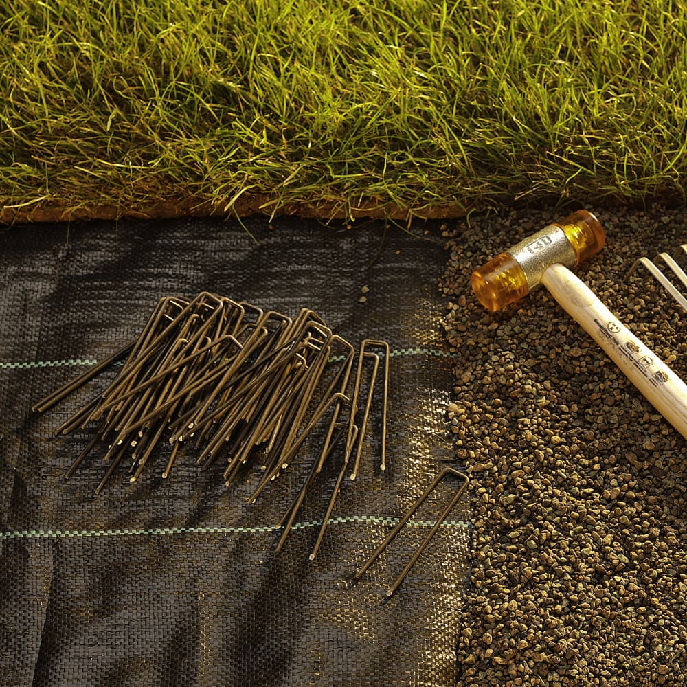GardenMate Erdanker Karbonstahl 100 mm unverzinkt 50 Stück
