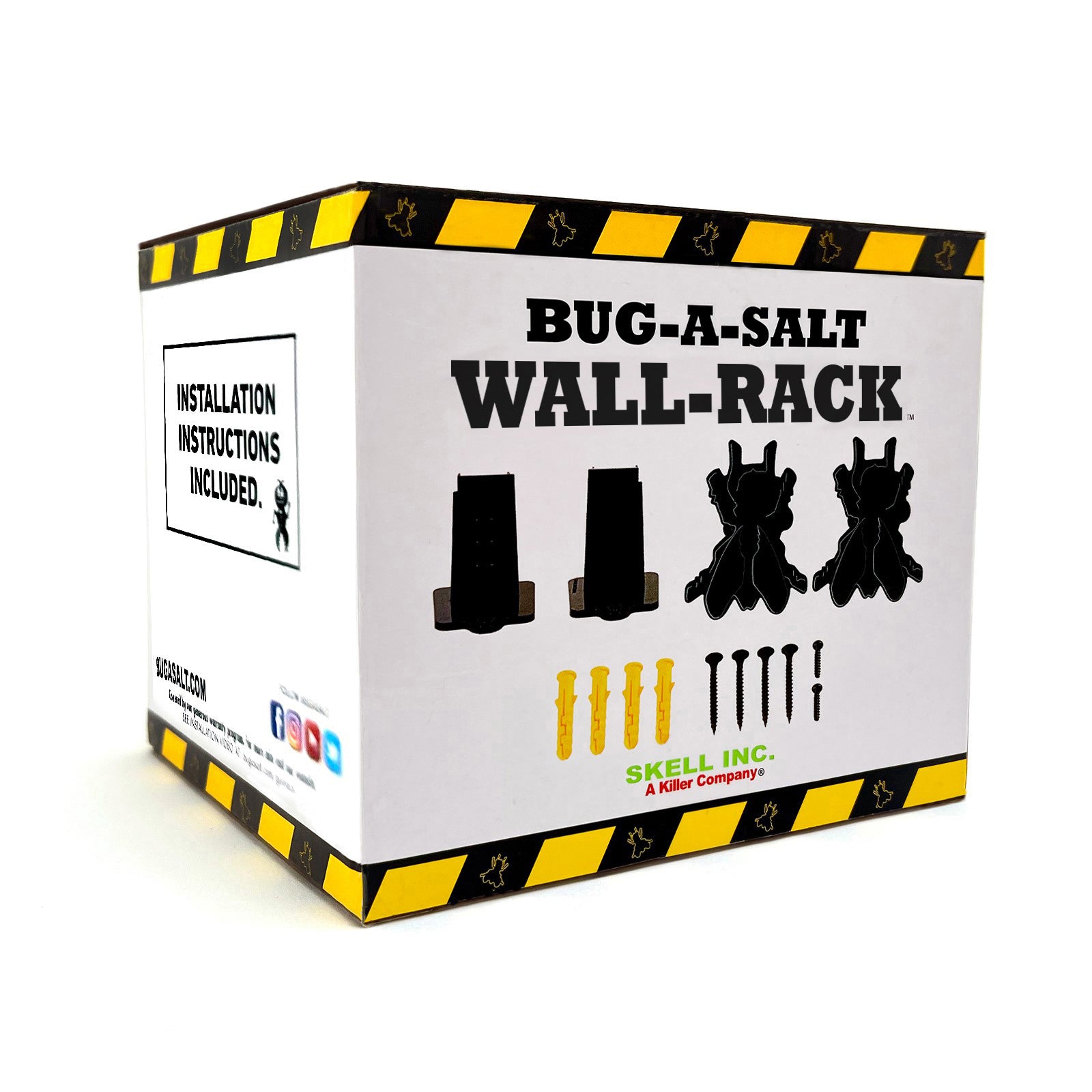 Bug-A-Salt Accessories Wall-Rack Wandhalterung Schwarz