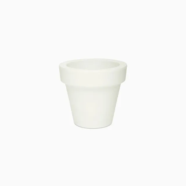 Serralunga Vas-Three Pflanztopf Weiß 60 cm Polyethylen