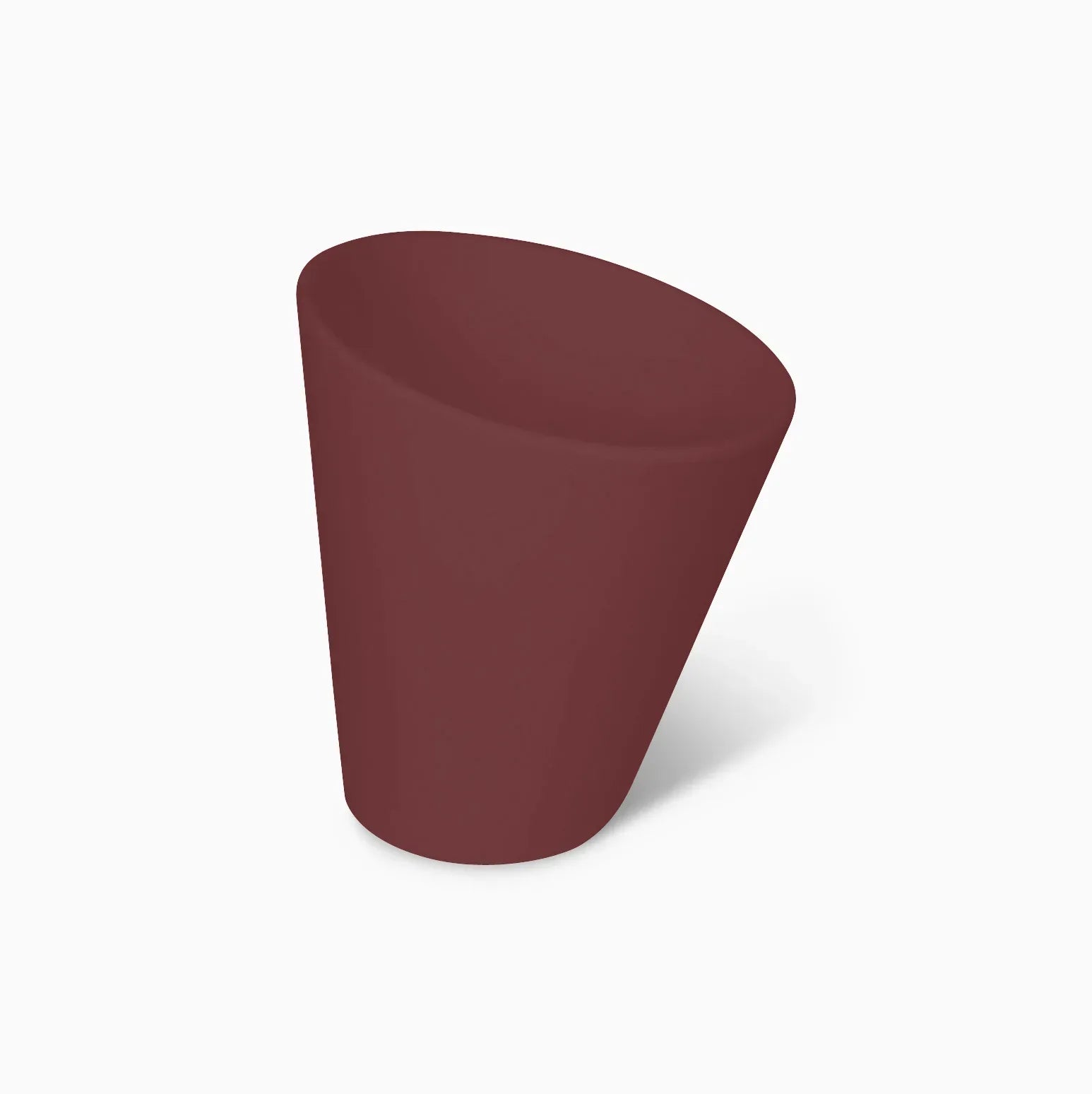 Serralunga Pisa Pflanztopf Anthrazit Design rund