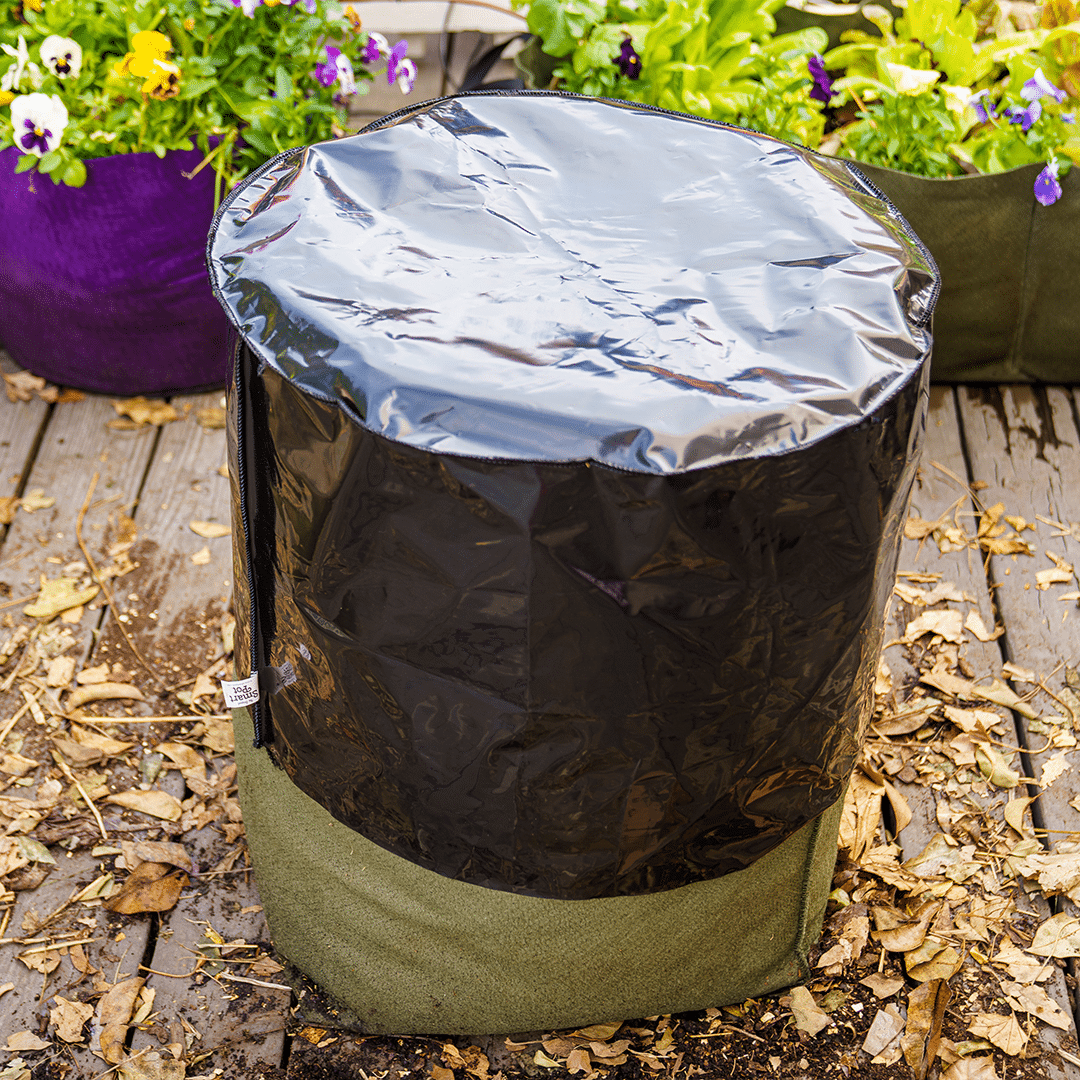 Smart Pot Urban Compost Sak Kompostsack 50 Gallonen mit Deckel