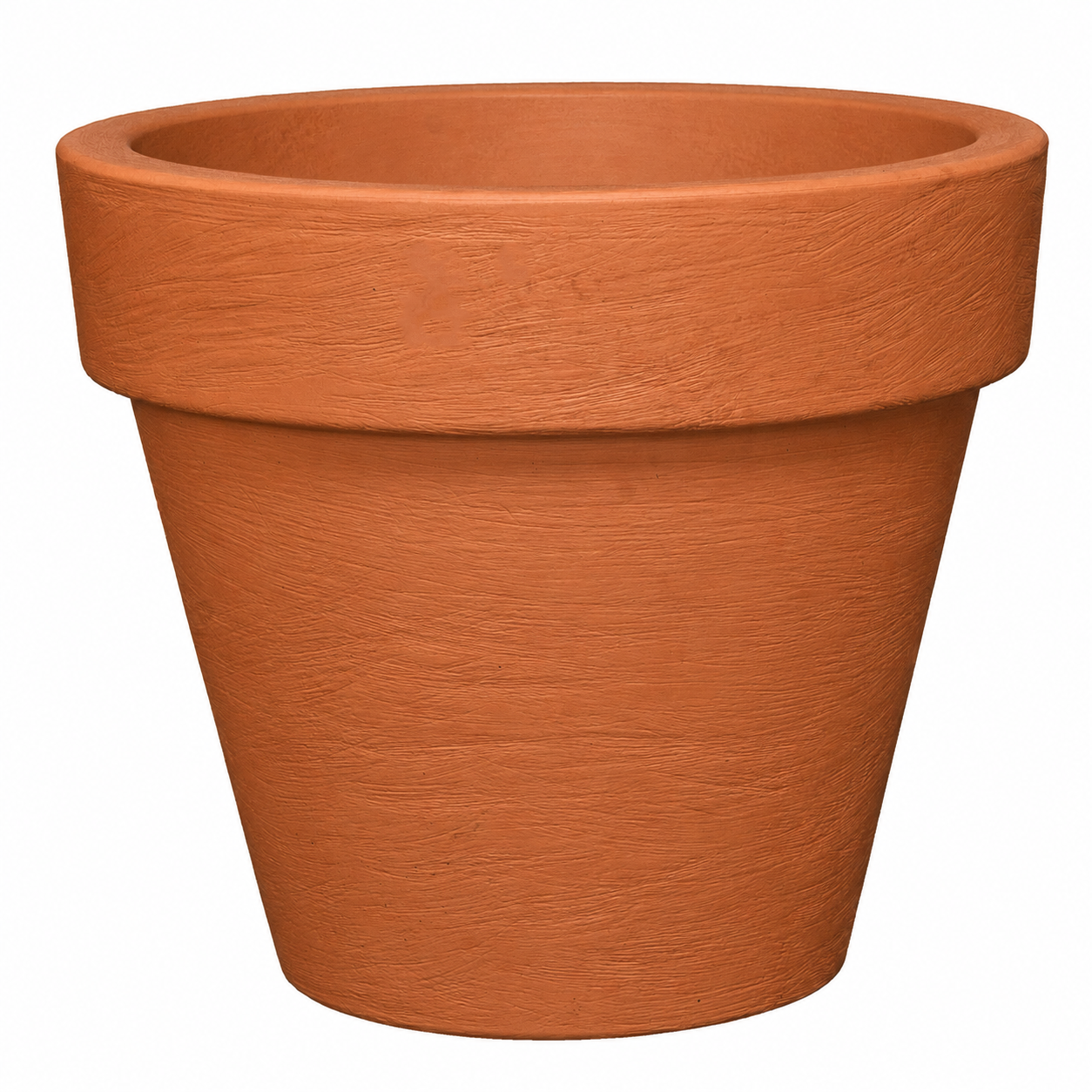 Serralunga Bordato Liscio Pflanztopf Rund 35 cm Weiß