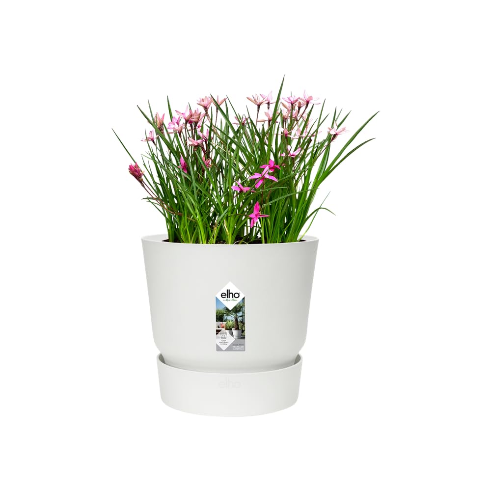 elho Greenville Rund Blumentopf 25 cm Weiß