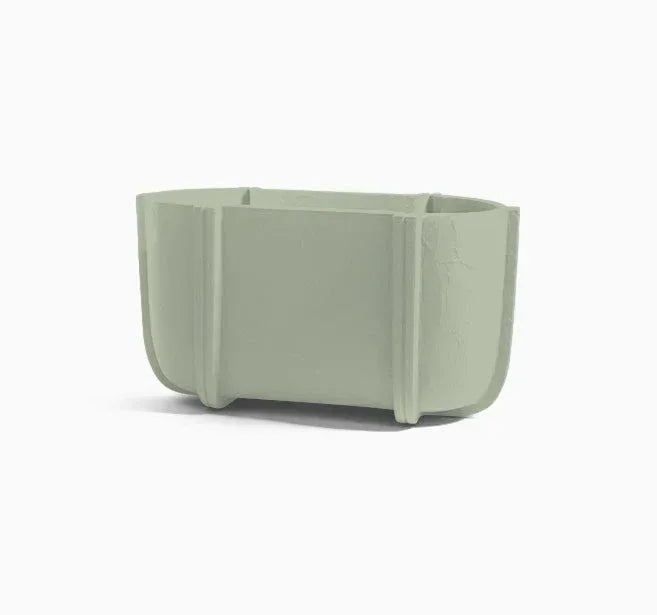 Serralunga Cassero Long Pflanztopf Salvia oval Betonoptik
