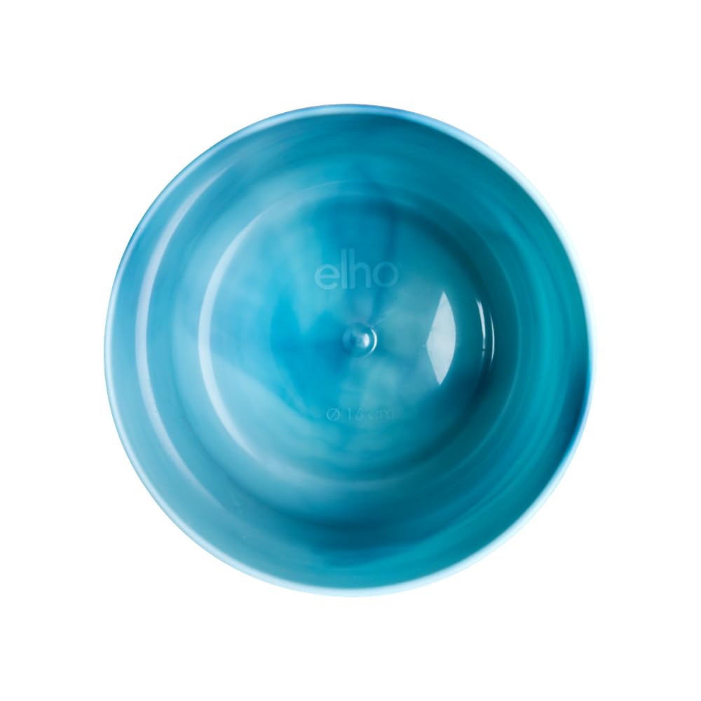 elho Ocean Collection Rund 22 Blumentopf Atlantikblau recycelt