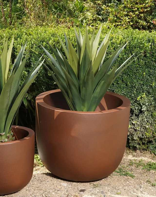 Serralunga Cup Big Pflanztopf Corten Rostoptik