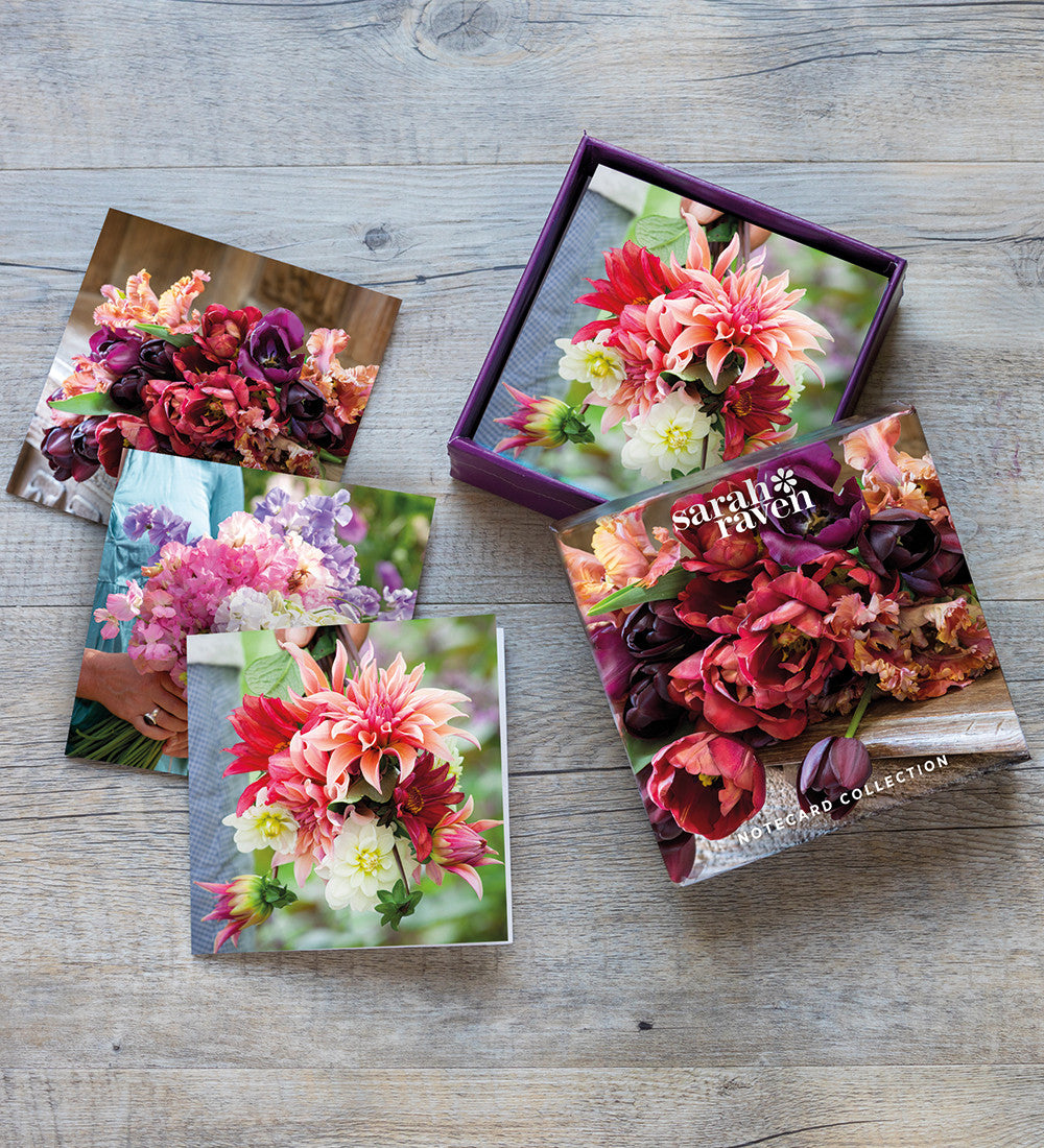 Sarah Raven Gardening Boxed Notecards Grußkarten 18er Set 12cm