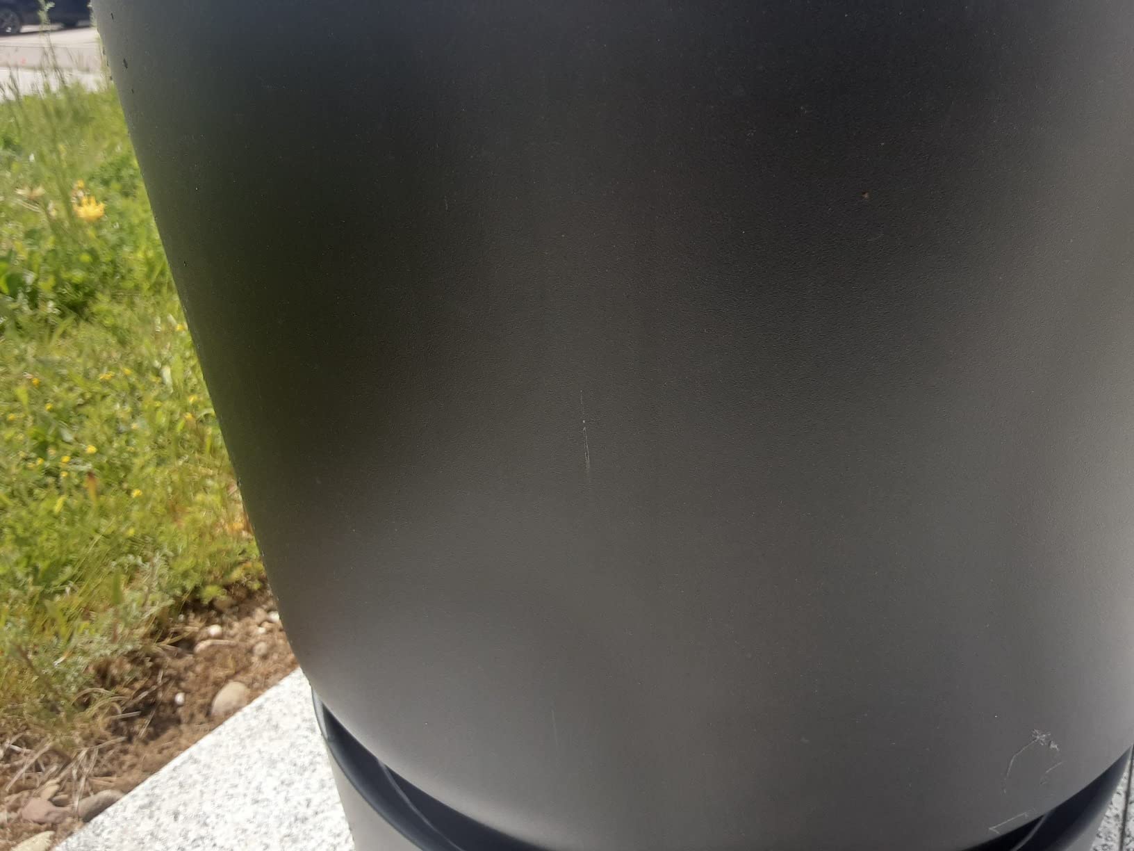 elho Greenville Rund 25 cm Blumentopf Living Schwarz frostbeständig