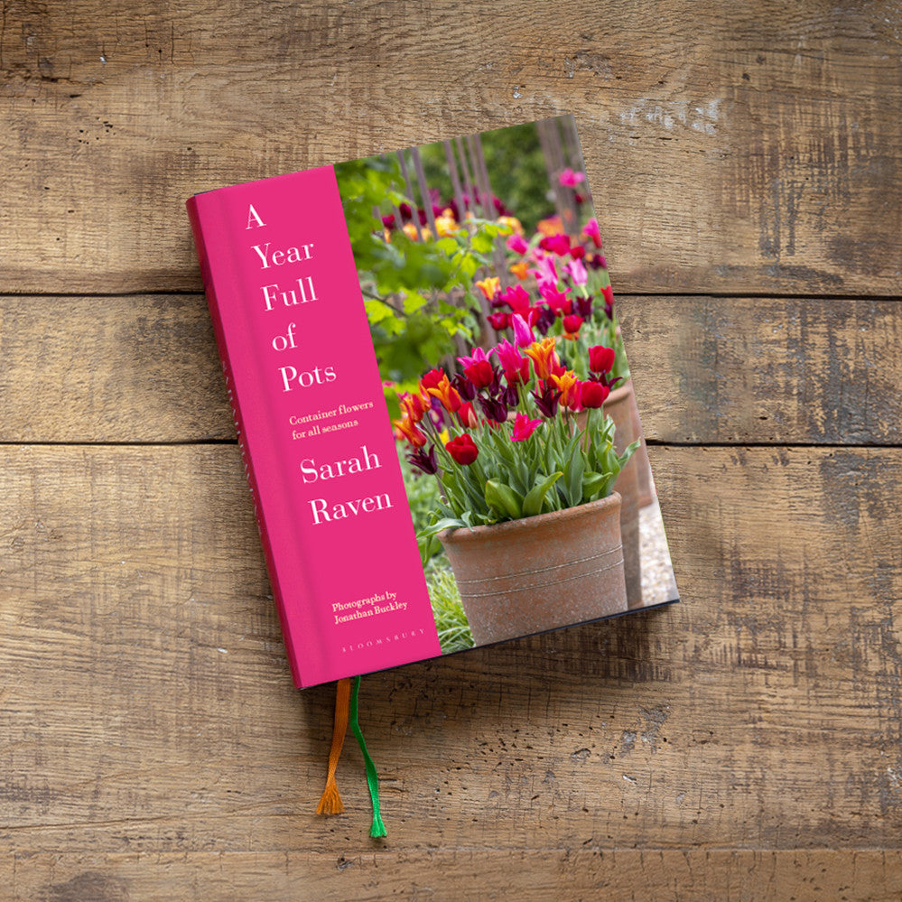 Sarah Raven A Year Full of Pots Buch signiert Hardcover