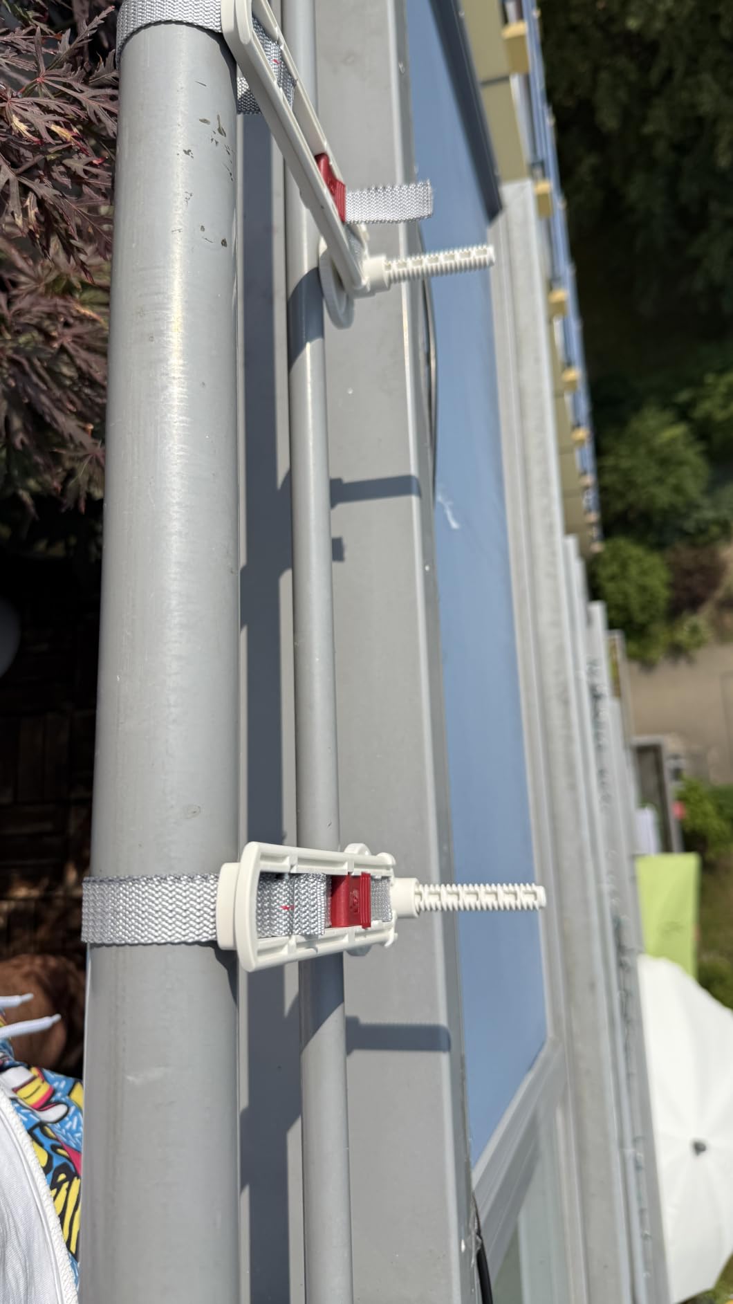 Lechuza Balconera Stone Pflanzkasten 50 cm steingrau Bewässerung