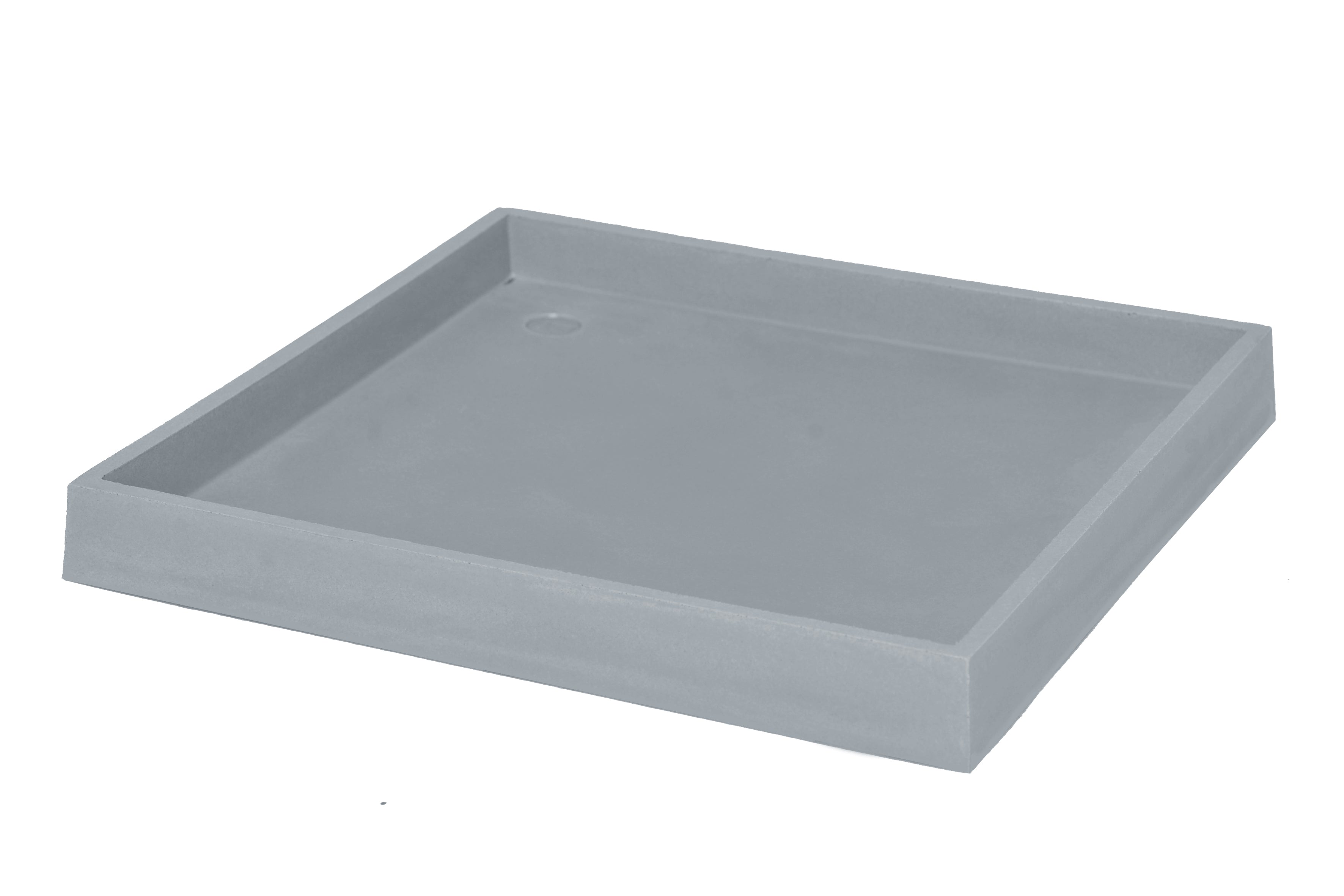 Serralunga Sottovaso Pflanzschale Tortora 38x38 eckig