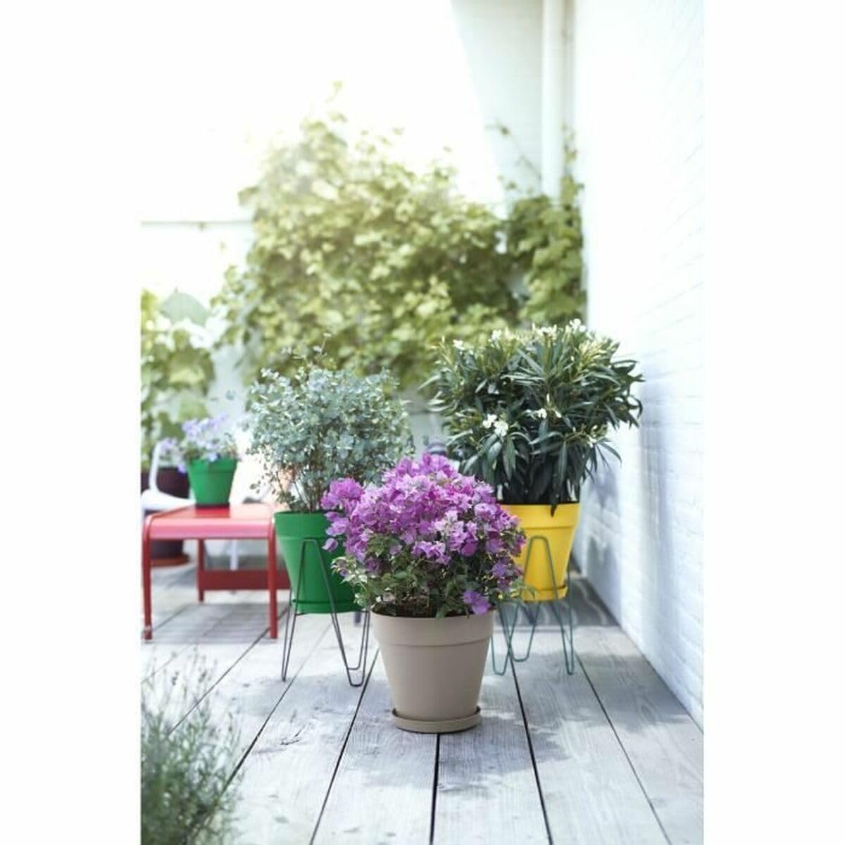 elho Loft Blumentopf 25cm ocker rund mit Wasserreservoir