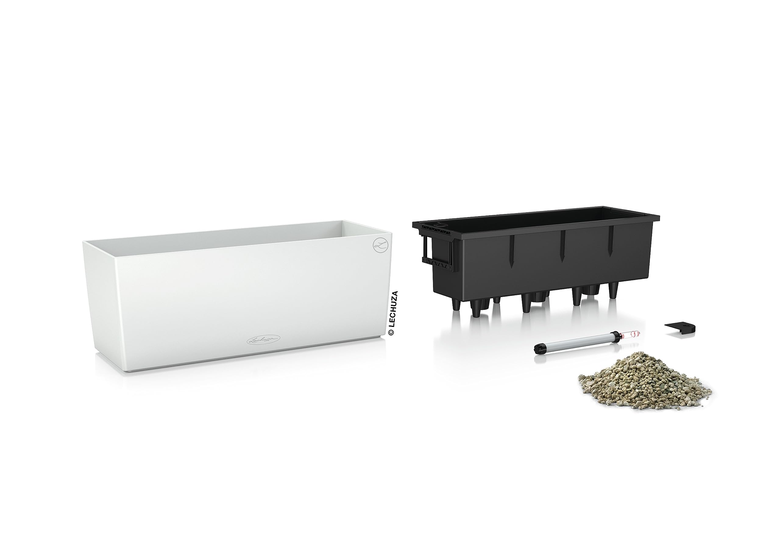 Lechuza Balconera Color 50 Balkonkasten Weiß 50cm mit Bewässerung