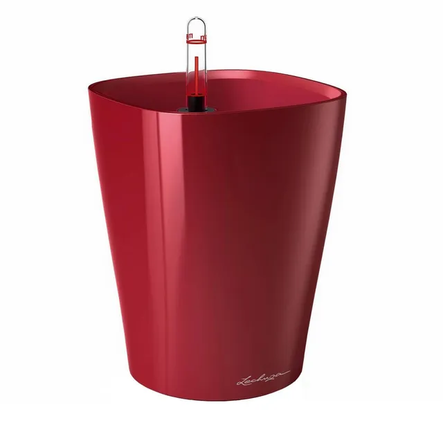 Lechuza Deltini Tischgefäß 14x14x18 Pflanztopf scarlet rot