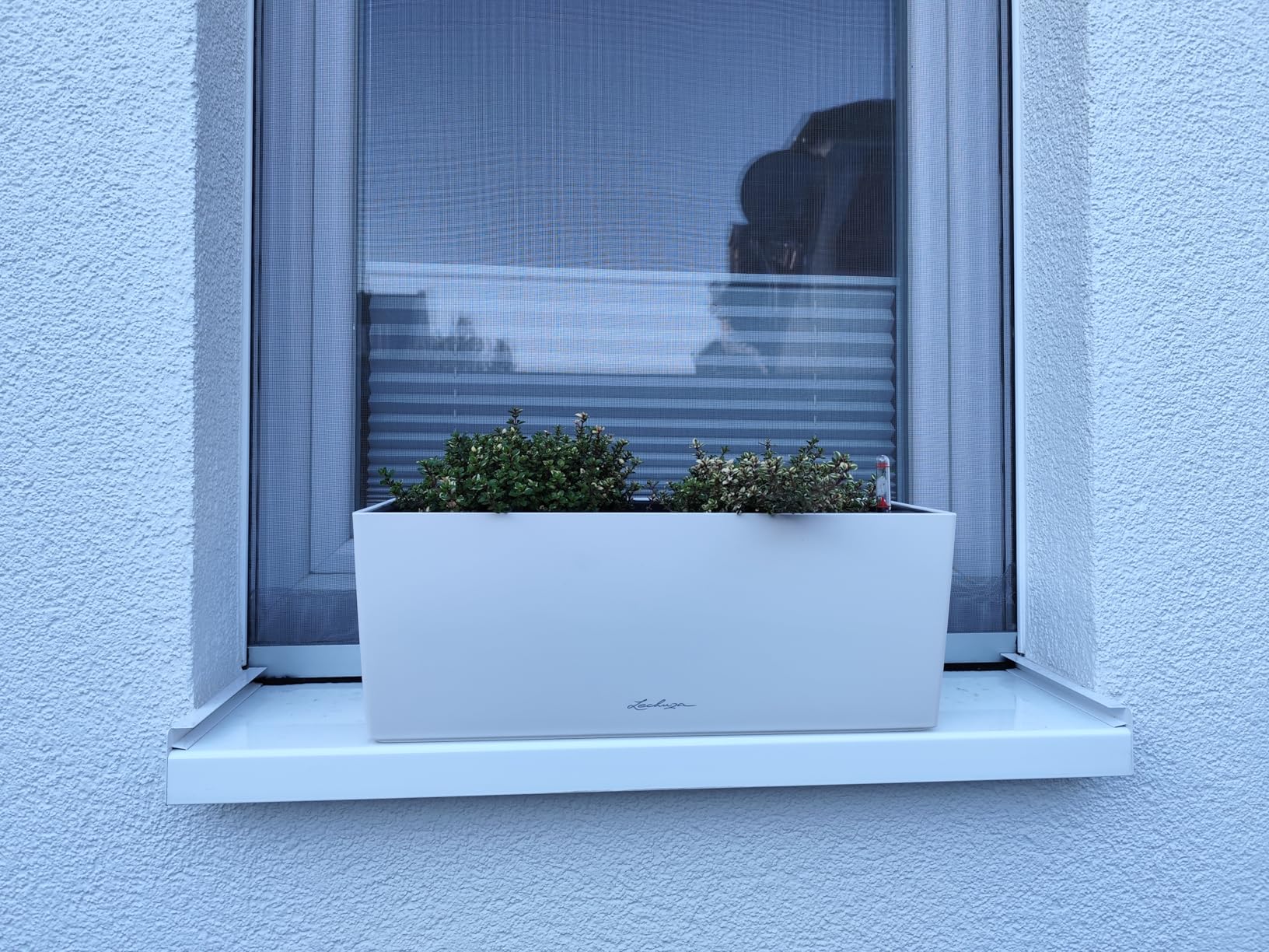 Lechuza Balconera Color 50 Balkonkasten Weiß 50cm mit Bewässerung