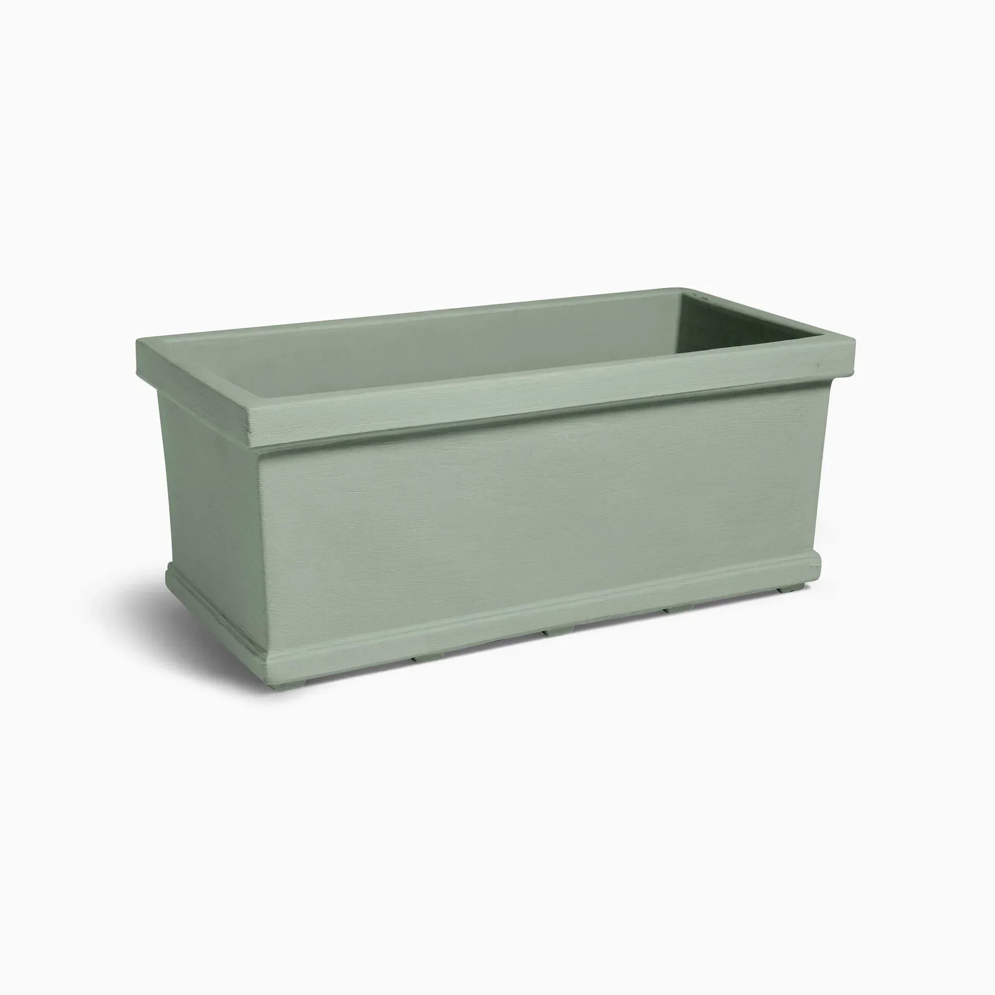 Serralunga Neoclassic Pflanztopf Weiß 80x35x35 rechteckig