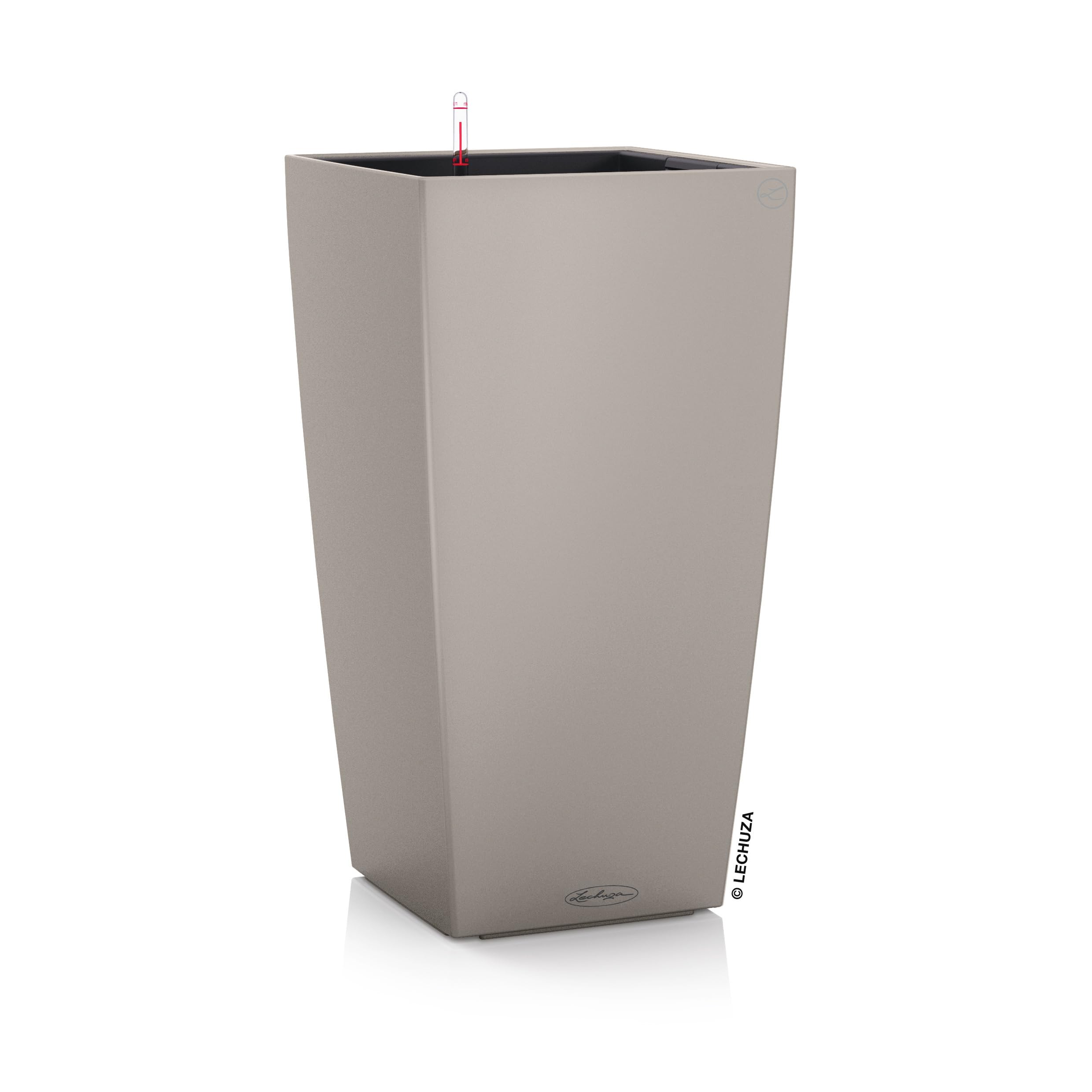 Lechuza Cubico Color 30 Pflanzgefäß Sandbraun mit Bewässerung