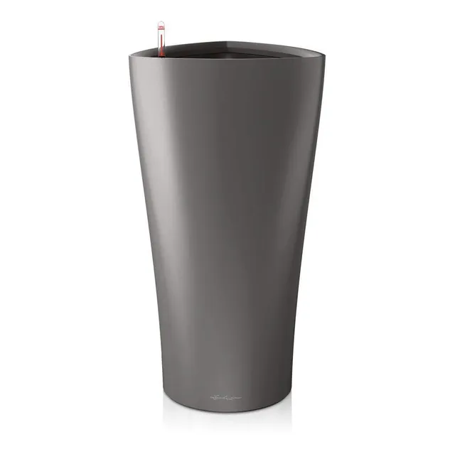 Lechuza Delta 30 Pflanzsäule anthrazit metallic 56,5 cm bewässert
