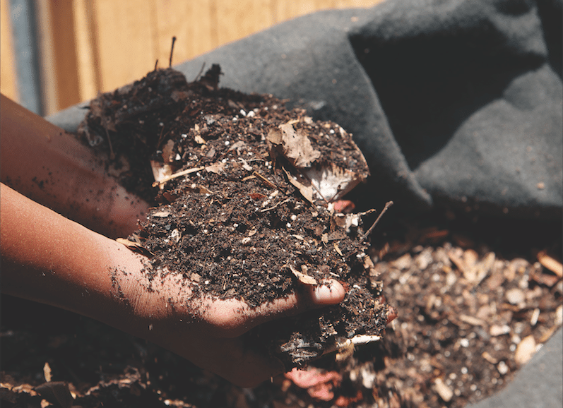Smart Pot Compost Sak Kompostsack mit Deckel atmungsaktiv
